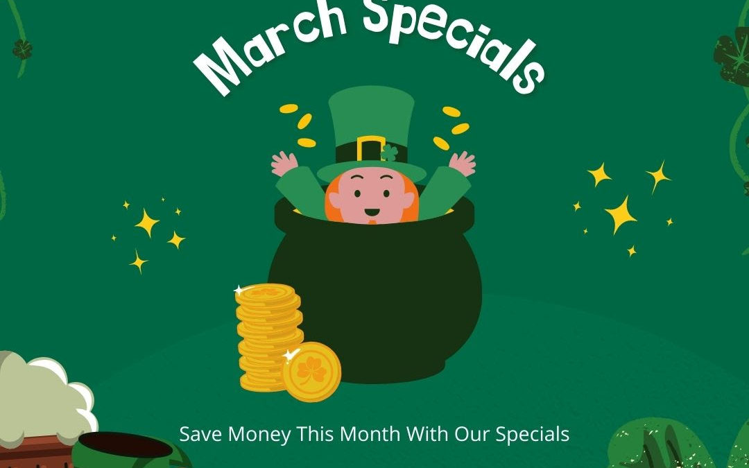 Save Money This Month With Our Specials!